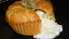 Muffins au brocolis et son cœur coulant