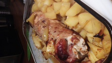 Rôti de dinde farci