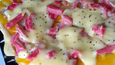 Pizza savoyarde (raclette)