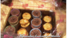 Duo de mignardises light poire et chocolat