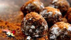 Rochers noirs à la liqueur de pistache et éclats de biscuits Speculoos