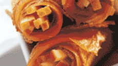 Galettes de sarrasin à la truite fumée et aux pommes