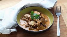 Bœuf stroganoff facile au Cuisine Companion