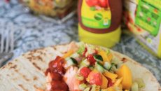 Tacos au saumon grillé aux épices