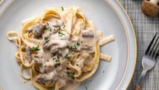 Spaghettis aux champignons