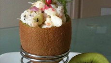 Kiwis farcis au crabe