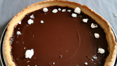 Tarte au chocolat sans beurre