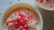 Riz au lait parfumé au lotus