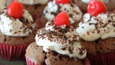 Cupcakes Forêt noire