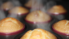 Cup cakes à la vapeur par les marmites en emoi