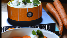 Velouté de carottes et chantilly