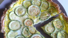 Tarte courgettes et gruyère