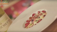 Gratin de fruits de fruits rouges, sabayon au vin blanc