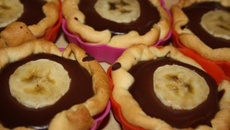 Tartelettes banane-chocolat