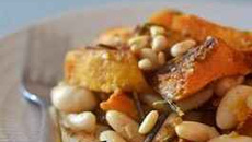 Salade Tiède de Potimarron et Haricots Blancs