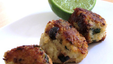 Boulettes de cabillaud aux olives et au citron vert