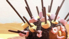 Le gâteau hérisson pour anniversaire