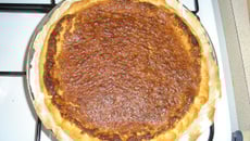 Tarte citronnée au miel et aux amandes