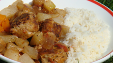 Boulette de porc aux champignons