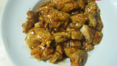 Poulet au caramel sucré-salé