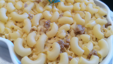 Macaroni à la viande gratiné