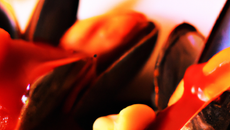 Moules au ketchup