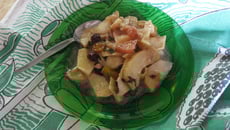 Méli-mélo de fruits d'automne, salade de fruits