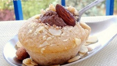 Délice automnal de marrons cœur Nutella-amande croquante