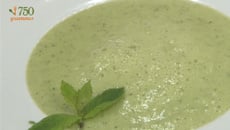 Velouté de courgettes au kiri