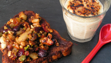 Goûter aux saveurs d'enfance : riz au lait et brioche perdue aux fruits d'automne