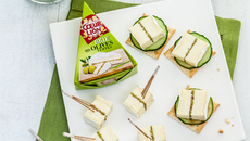 Bouchées craquantes de Brie aux Olives Vertes Cœur de Lion