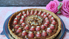 Tarte bressane aux pralines roses
