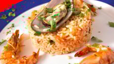 Riz à l'espagnole aux fruits de mer