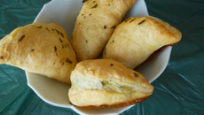 Petits chaussons aux épinards et à la coriandre