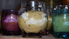 Mix de fruits et mascarpone au chocolat blanc