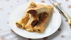 Roulés de pain perdu au nutella