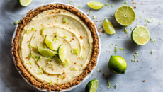 Cheesecake sans cuisson au citron vert