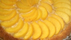 Tarte aux pèches à la crème d'amande