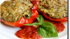 Poivrons farçis doux et piquant