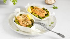 Duo de saumon en papillote au four