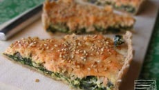 Tarte au saumon et algue wakamé