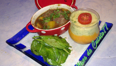 Cocotte de canard-mangue