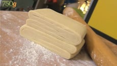 Pâte feuilletée inversée
