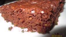 Brownies chocolat (crêpes dentelles)