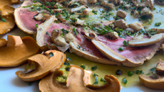 Carpaccio de veau aux cèpes