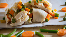 Papillotte de volaille aux légumes