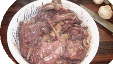 Lapin au vin rouge