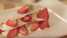 Mille-feuilles croustillant à la chantilly