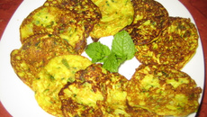 Pancakes de courgette coco et curry