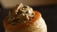 Vol-au-vent au poulet et champignons "Bombay"